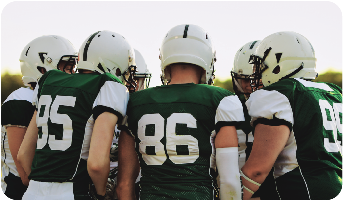 A highschool football team