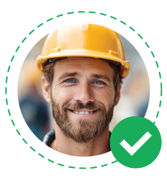 A construction man